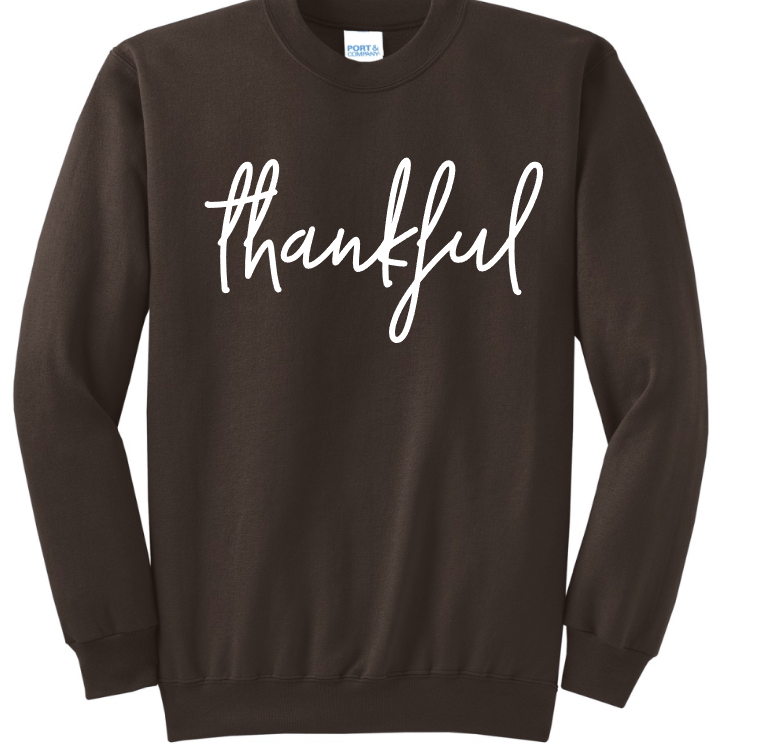 Thankful (green, yellow, brown, orange, and eggplant)