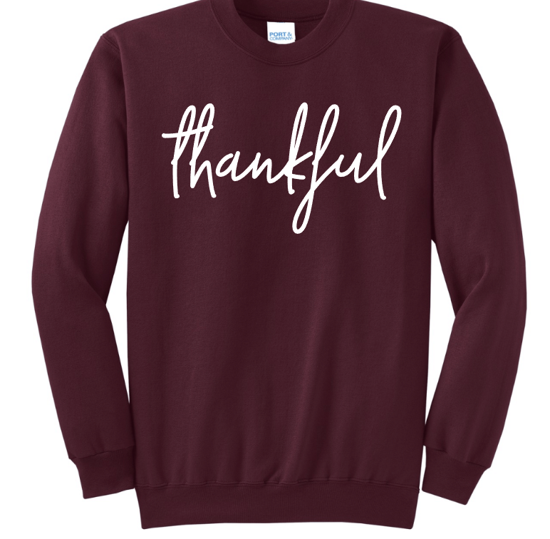 Thankful (green, yellow, brown, orange, and eggplant)