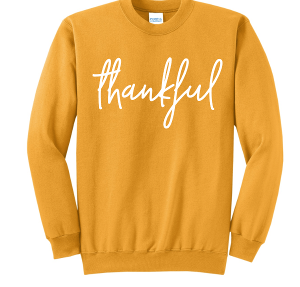 Thankful (green, yellow, brown, orange, and eggplant)