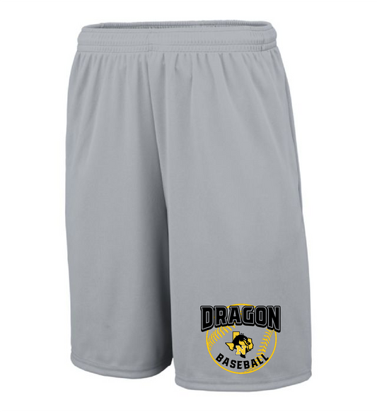 Dragon Baseball Athletic Shorts (black or grey)