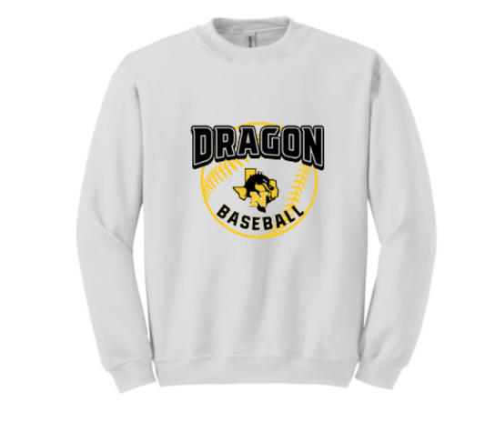Dragon Baseball Design - Crewneck and Hoodie