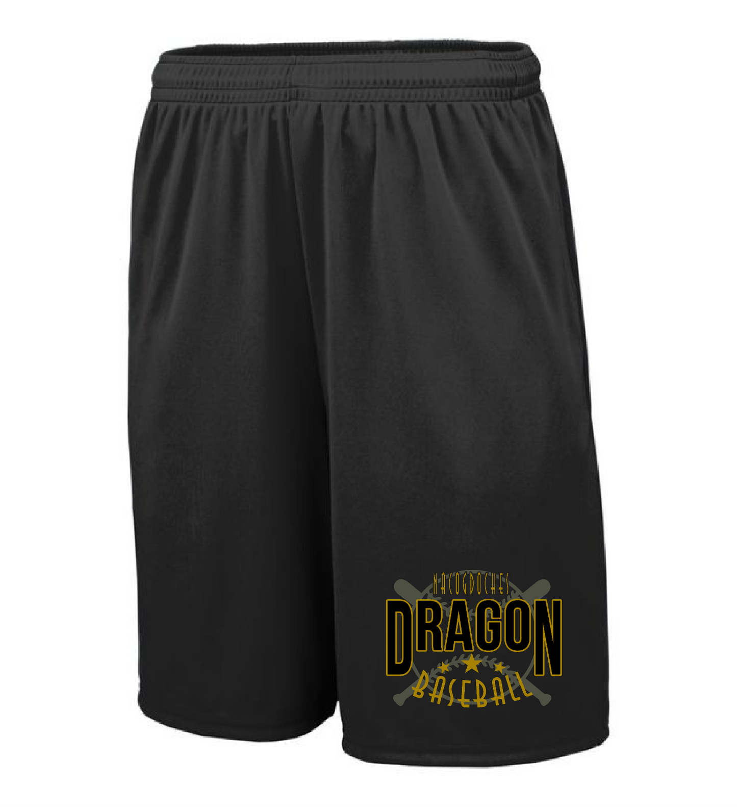 Dragon Baseball Athletic Shorts (black or grey)