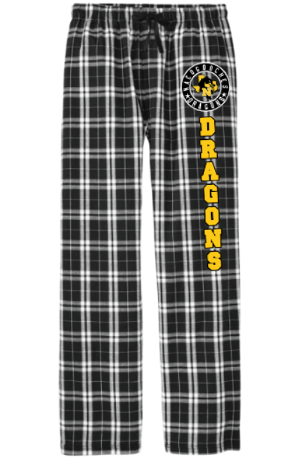 DRAGONS flannel pants