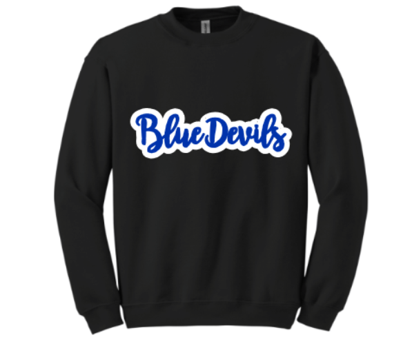 BLUE DEVILS Fancy Script