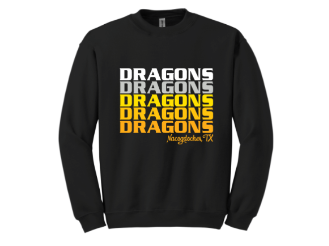 DRAGONS - ombre block