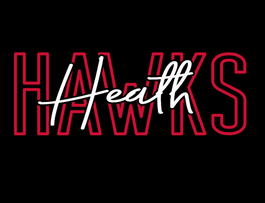 Block and Script Hawks - tee, crewneck or hoodie