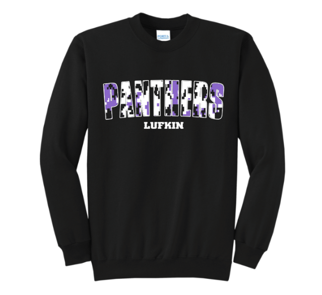 Digi Camo Panthers - tee, crewneck or hoodie