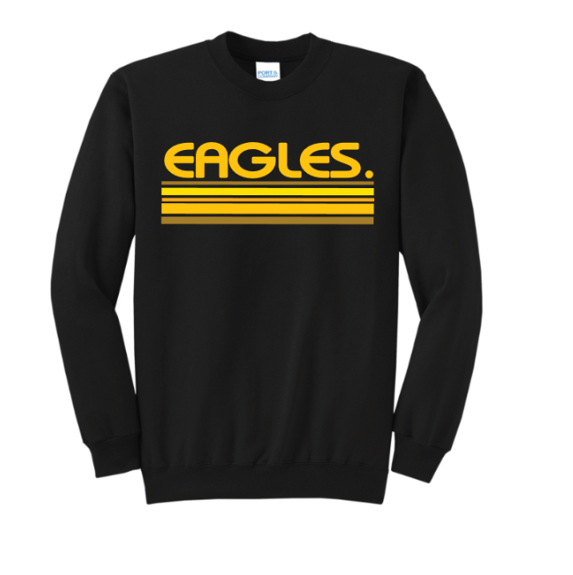 Eagles Stripes - tee, crewneck or hoodie