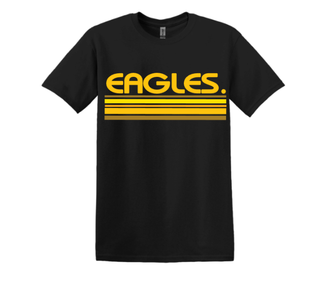 Eagles Stripes - tee, crewneck or hoodie