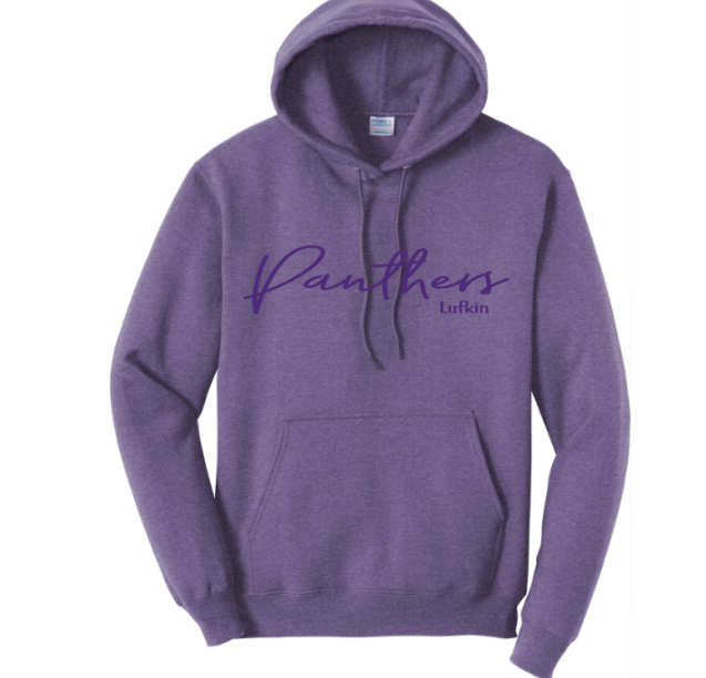 Purple on Purple Lufkin - tee, crewneck or hoodie