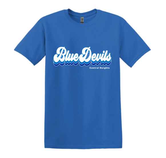 Groovy Blue Devils - tee, crewneck or hoodie