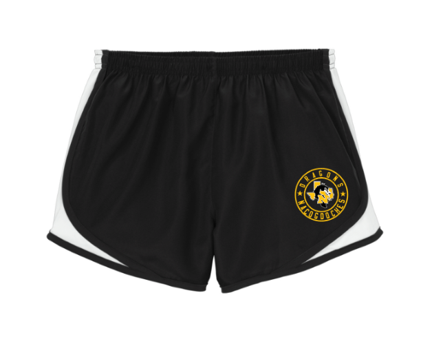 Dragons running shorts - ladies