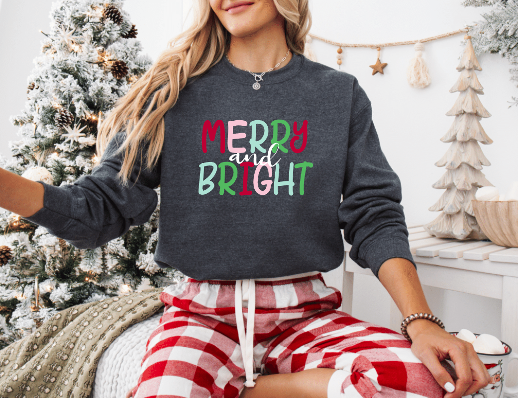 Merry & Bright colorful crew