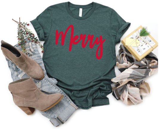 Merry Fancy Bella Canvas tee