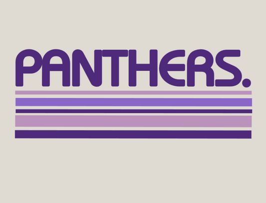 Panther Stripes - tee, crewneck or hoodie