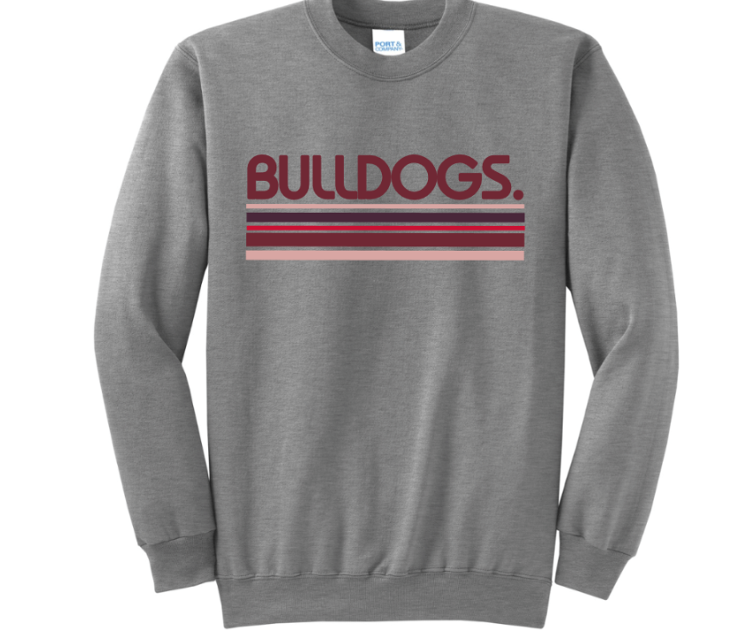 Bulldogs Stripes - tee, crewneck or hoodie