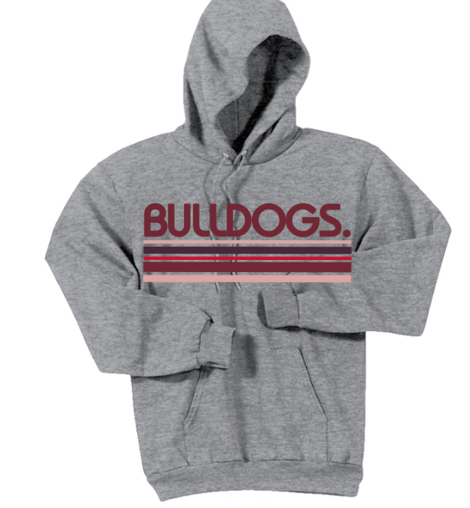 Bulldogs Stripes - tee, crewneck or hoodie